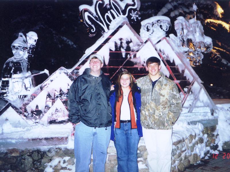Brandon, Leigh Ann, Nick - Vail 1999
