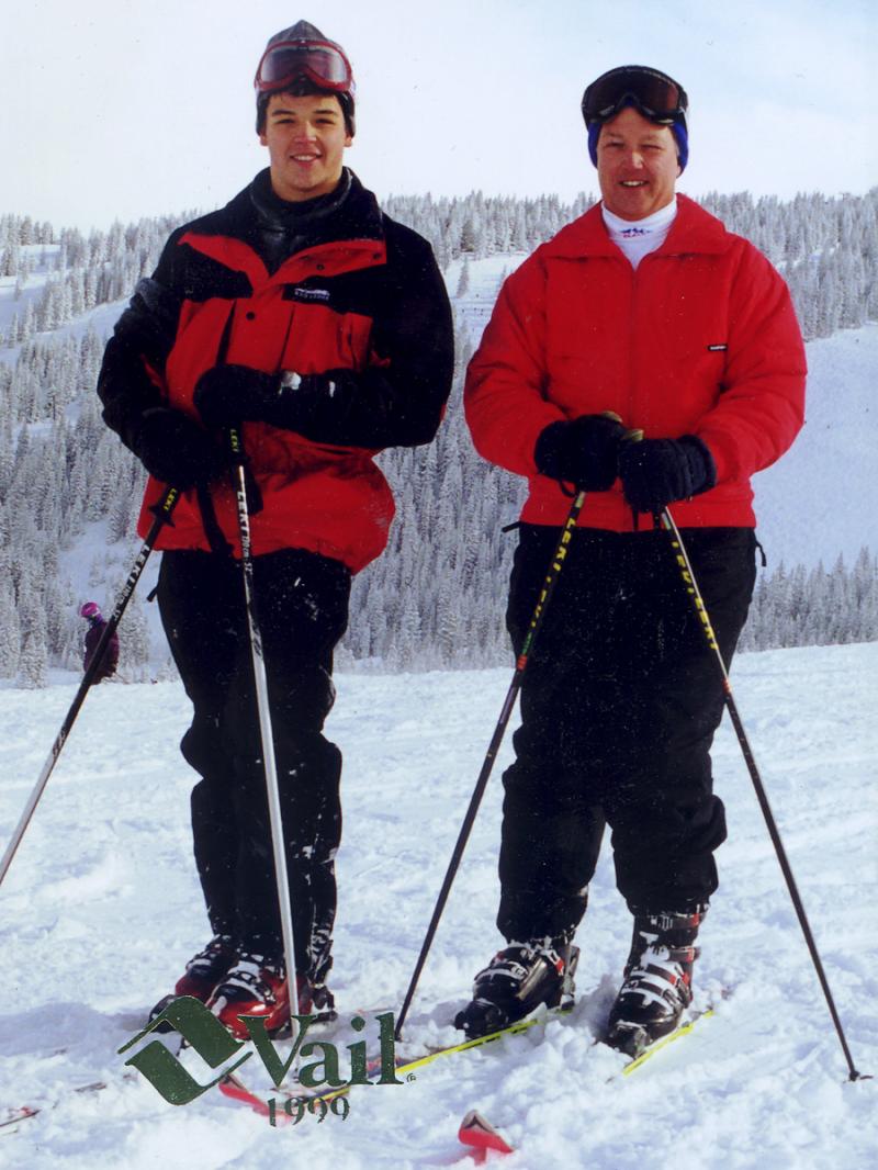 Nick & Dad - Vail Dec. 1999
